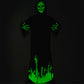 Scary Adult Glow in the Dark Party Costume Skeleton Reaper Halloween