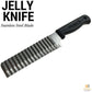 JELLY KNIFE Stainless Steel Blade Potato Vegetable Crinkle Wavy Cutter Slicer