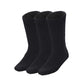 3 Pairs BAMBOO SOCKS Mens Heavy Duty Premium Thick Work Socks Cushion BULK - Black - 11-14
