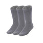 3 Pairs BAMBOO SOCKS Mens Heavy Duty Premium Thick Work Socks Cushion BULK - Charcoal Grey - 6-11