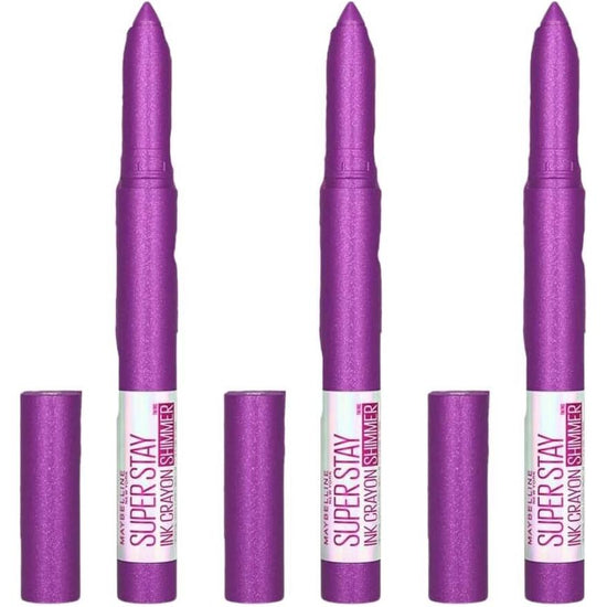 3x Maybelline New York Superstay Ink Longwear Crayon Lipstick - Throw a Party 170