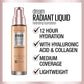 Maybelline Dream Radiant Liquid Hydrating Foundation w Collagen - Caramel 120