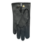 Dents Mens Sandhurst Three-Point Leather Unlined Officers Gloves in Black - 7.5