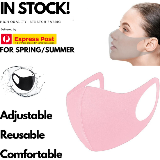 SUMMER Reusable Breathable Face Mask Mouth Mask Anti Dust Haze Protective Lot