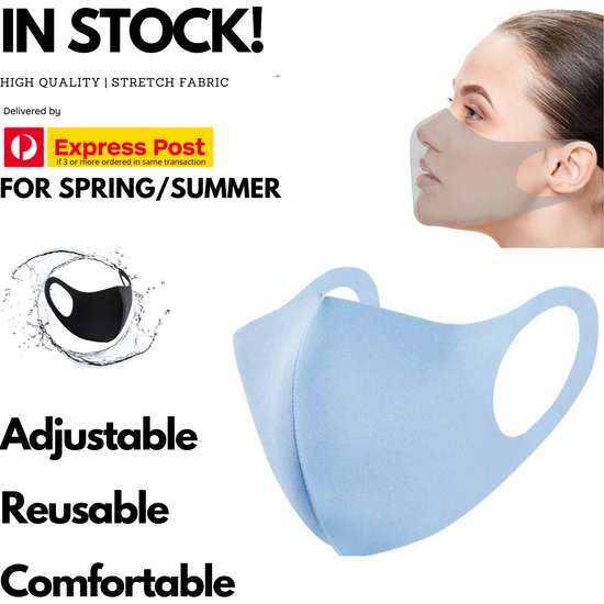 SUMMER Reusable Breathable Face Mask Mouth Mask Anti Dust Haze Protective Lot