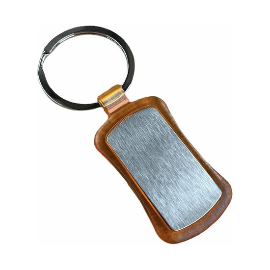 Duo Key Tag Key Ring Keyring School Bag Badge - Orange