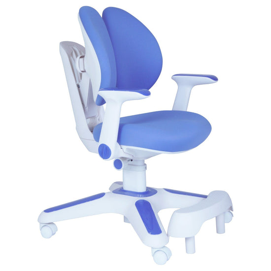 Ergonomic Children Kids Study Desk and Chair Set Height Adjustable - Blue