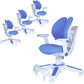 Ergonomic Children Kids Study Chair Set of 4 Height Adjustable - Blue
