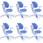 Ergonomic Children Kids Study Chair Set of 6 Height Adjustable - Blue