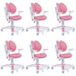 6x Ergonomic Children Kids Study Chairs Height Adjustable - Pink