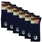 6x Pair COTTON Rich LOOSE TOP SOCKS Circulation Diabetic Comfort in Navy - 11-14