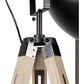 Havana Retro Large Tripod Floor Lamp Industrial Modern Adjustable Wood Frame Light