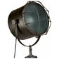 153cm Nautical Tripod Floor Lamp w Matte Grey Lamp Head Searchlight Spot Light