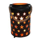 20cm Starry LED Lantern Light with Rope Handle Star Bedside Table Desk Lamp