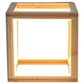 Bamboo Cube LED Lamp Modern Light Minimalistic Scandi - Natural