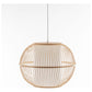 Natural Woven Bamboo Sphere Pendant Lamp Hanging Light Bell Shade Boho Tropical