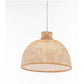 Natural Hand Woven Bamboo Dome Pendant Lamp Hanging Light Rattan Style