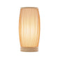 Natural Woven Bamboo Cylinder Table Lamp Light Shade Boho Tropical Coastal