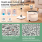 Premium Microfiber Round Mop Bucket Set w/ Clean & Dirty Water Separation 360 Degree - White