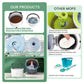 Premium Microfiber Round Mop Bucket Set w/ Clean & Dirty Water Separation 360 Degree - White