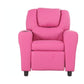 Set of 4 Oliver Kids Recliner Chair Sofa Children Lounge Couch PU Armchair Pink