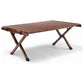 93cm Foldable Bamboo Outdoor Camping Table Waterproof Wood Wooden Travel - Large