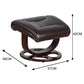 Julio Faux Leather Premium Reclining Lounge Arm Chair w/ Ottoman Swivel Sofa