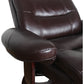 Julio Faux Leather Premium Reclining Lounge Arm Chair w/ Ottoman Swivel Sofa