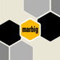 Marbig AFL Coach Board Pad Footy Football Full Oval & 50m Arc with Marker in All-Weather Case