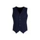 Mens Peaked Vest Waistcoat w/ Knitted Back Suit Formal Wedding Dress Up - Charcoal - 102