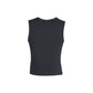 Mens Peaked Vest Waistcoat w/ Knitted Back Suit Formal Wedding Dress Up - Charcoal - 102