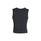 Mens Peaked Vest Waistcoat w/ Knitted Back Suit Formal Wedding Dress Up - Charcoal - 112