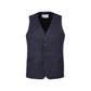 Mens Bamboo Blend Longline Vest Waistcoat w/ Stretch Business Forrnal Dress - Navy - 102