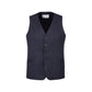 Mens Bamboo Blend Longline Vest Waistcoat w/ Stretch Business Forrnal Dress - Navy - 112