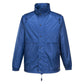 HUSKI STRATUS RAIN JACKET Waterproof Workwear Concealed Hood Windproof Packable - Cobalt - XL