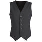 Mens Wool Blend Vest w/ Knitted Back Waistcoat Sleeveless Wool Blend - Charcoal - 132