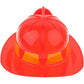 KIDS FIREMAN HAT Firemans Helmet Costume Dress Up Party Red Plastic Halloween Cap