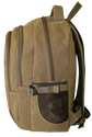 FIB Washed Canvas Backpack Bag in Khaki