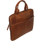 Futura Mens Slimline Laptop Bag Satchel Handbag Handles College - Brown