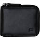 Futura Mens Zip Around Leather Wallet RFID Gift - Black