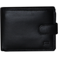 Futura Mens RFID Leather Fold Over Wallet - Black