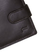 Futura Mens RFID Leather Coin Fold Over Wallet - Brown