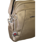 FIB Mens Tablet Crossover Travel Wallet Crossbody Shoulder Bag - Sand