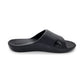 Archline Rebound Orthotic Slides Flip Flop Thongs Slip On Arch Support - Black - Euro 36