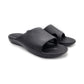 Archline Rebound Orthotic Slides Flip Flop Thongs Slip On Arch Support - Black - Euro 37