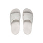 Archline Rebound Orthotic Slides Flip Flop Thongs Slip On Arch Support - White - Euro 36