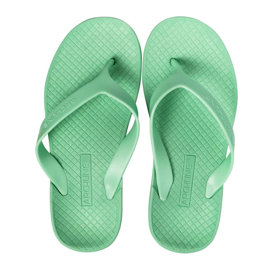 ARCHLINE Orthotic Thongs Arch Support Shoes Footwear Flip Flops - Dew Green - EUR 42