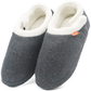 ARCHLINE Orthotic Slippers CLOSED Arch Scuffs Orthopedic Moccasins Shoes - Grey Marle - EUR 41