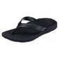 ARCHLINE Orthotic Thongs Arch Support Shoes Footwear Flip Flops Orthopedic - Black/Black - EUR 41