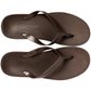 ARCHLINE Orthotic Thongs Arch Support Shoes Footwear Flip Flops Orthopedic - Brown/Brown - EUR 36